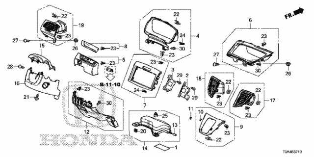 Instrument Panel Garnish (Driver Side) for 2013 Honda CR-V #0