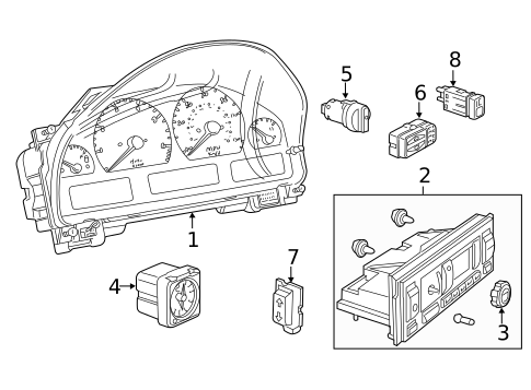 Instruments & Gauges for 1996 Land Rover Range Rover #0