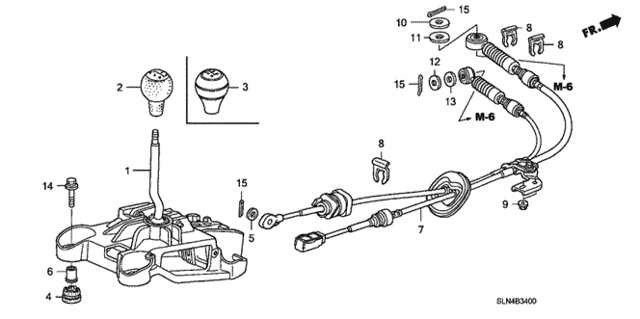 Shift Lever for 2007 Honda Fit #0