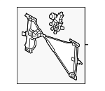 698500C050 - Body: Window Regulator for Toyota: Tundra Image