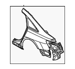 4K5809837 - Body: Quarter Panel Assembly for Audi: A6 Quattro, S6 Image