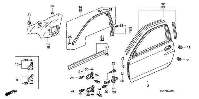 Door Panels for 2005 Honda Insight #0