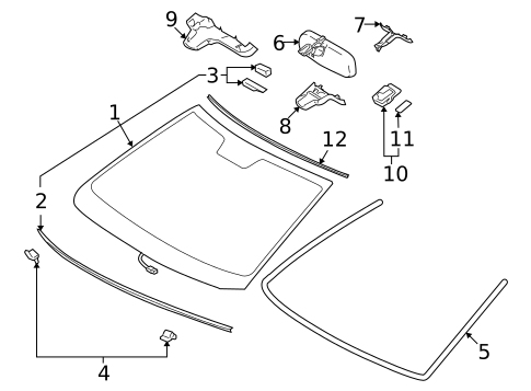 Reveal Moldings for 2007 Lexus LS460 #1