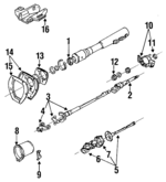 4587035080 - Steering: Tube Assembly for Toyota: 4Runner, Pickup Image
