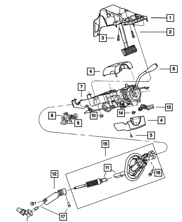 6507599AA - Steering: Hex Head Bolt for Mopar Image image