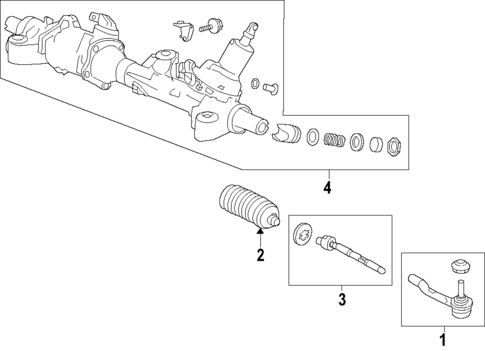 Steering Gear & Linkage for 2017 Acura TLX #1