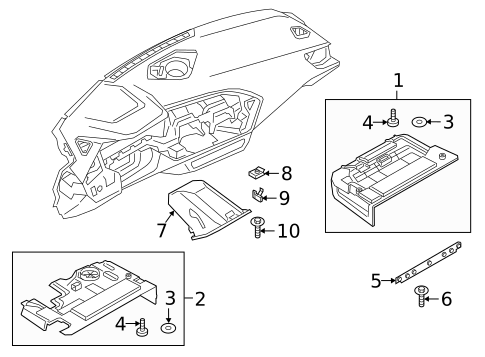 Lower Instrument Panel for 2024 BMW Z4 #0