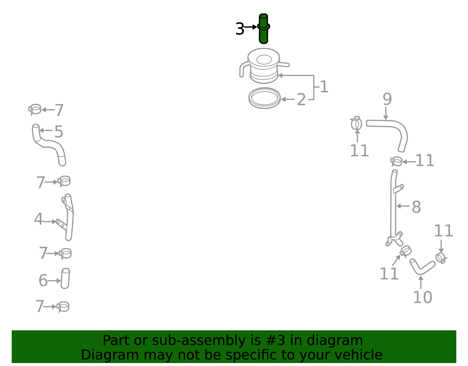 Oil Cooler Connector 21317AA070 | Subaru Online Parts
