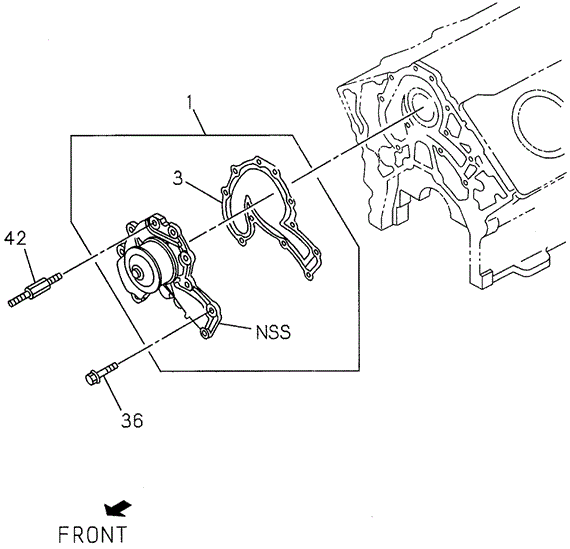 Water Pump for 1997 Acura SLX #0
