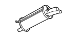 3B0253609C - Exhaust: Muffler for Volkswagen Image