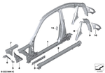 41007488100 - Bodywork: Support, Carrier Support, Right for BMW Image