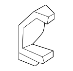 689565M000 - HVAC: Intake Case Clip for Nissan: Sentra Image