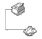 272355M000 - HVAC: Intake Case for Nissan: Sentra Image