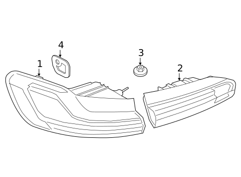 Combination Tail Lamps for 2021 BMW X4 #0