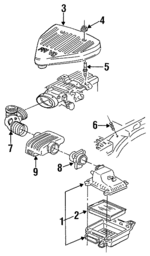 25163341 - Engine: Air Cleaner for Buick: Commercial Chassis, Roadmaster | Cadillac: Fleetwood | Chevrolet: Caprice, Impala Image