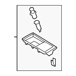 96912EL00B - Body: Trim Plate for Nissan: Versa Image image