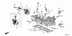 125135A2A10 - Engine: COVER, CAMSHAFT HOLDER for Honda Image image