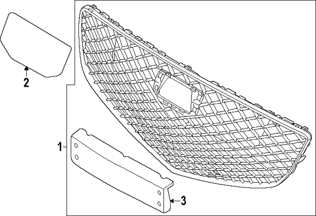 86350T1570 - : Grille Assembly for Hyundai Image