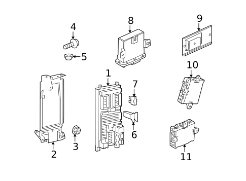 Electrical Components for 2011 Land Rover LR4 #1