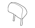 897003X020MAP - Body: Headrest for Hyundai: Elantra Coupe Image