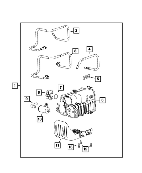 Vacuum Canister/Leak Detection Pump for 2025 Ram 3500 #1
