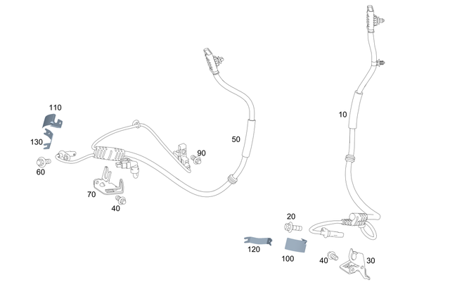 1905404509 - Electrical Equipment and Instruments: Electrical Wiring Harness for Mercedes-Benz Image image