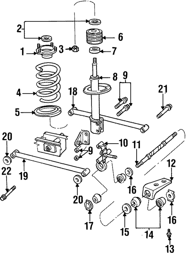 4626196 - Suspension: Suspension Strut Rod Bushing for Mopar Image