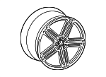 8P0601025DQ - : Wheel, Alloy for Audi: A3, A3 Quattro Image