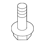 9015960215 - Body: Bumper Cover Screw for Lexus: ES300, ES330, GS300, GS350, GS430, GS450h, GS460, IS F, IS250, IS300, IS350, LS430, LX570 Image