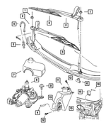 4642532 - : Wiper Blade for Mopar Image