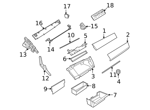 Glove Box for 2013 BMW X6 #0