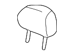81140SDCA51ZB - Body: Headrest for Honda: Accord Image