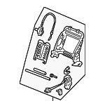 81526SDCA11 - : Seat Back Frame for Honda Image
