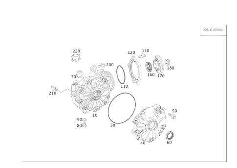 4MATIC&reg; Front Axle Drive for 2010 Mercedes-Benz CL550 #0