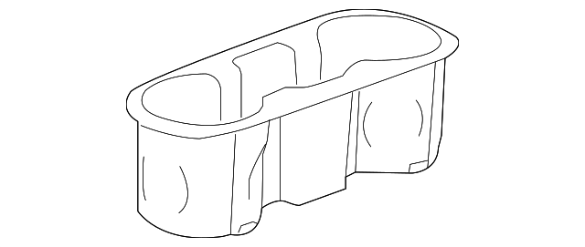 2021-2024 GM Front Floor Console Cup Holder Liner 84265951 | OEM Parts ...