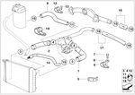 11531741415 - Engine: Water Hose for BMW Image