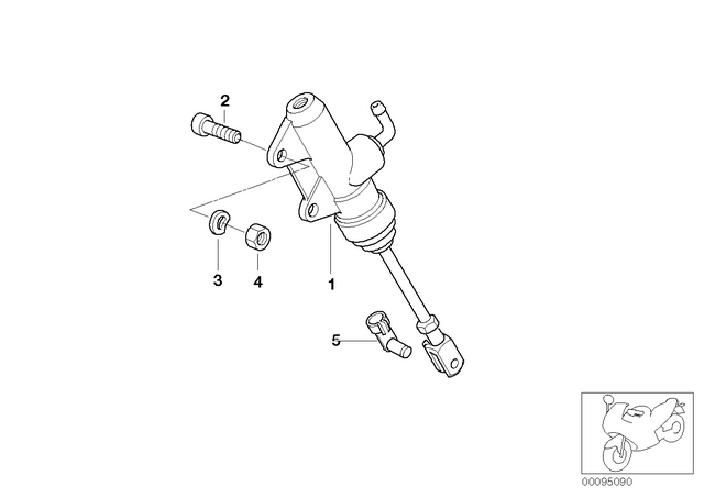 7129903807 - Brakes: Isa Screw - M6X25-8.8-zns3 for BMW-Motorrad Image