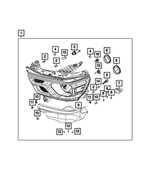 68432406AA - Electrical: Side Marker Socket, Right for Jeep: Compass | Ram: 1500 Image