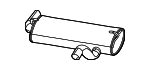 57008903AB - Exhaust: Muffler W/Tailpipe for Mopar Image