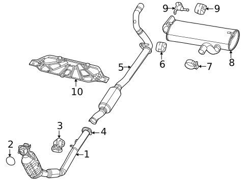 Catalytic Converter for 2024 Jeep Compass #0