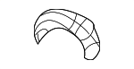 68445195AA - Exhaust: Converter &amp; Pipe Clamp for Mopar Image