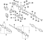 38341AR000 - Front Drive Axle: Bearing Retainer for Infiniti Image