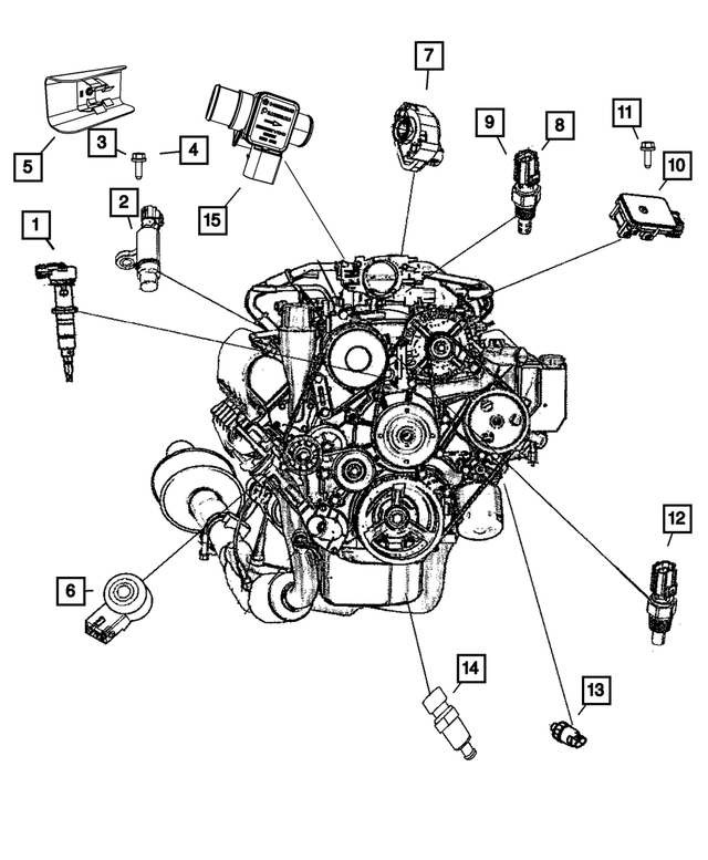 6507293AA - Electrical: Hex Head Screw And Washer for Mopar Image image