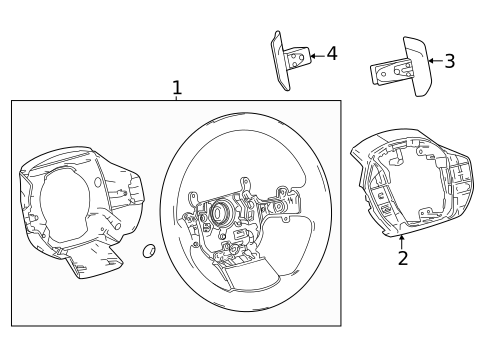 Steering Wheel for 2023 Subaru Solterra #0