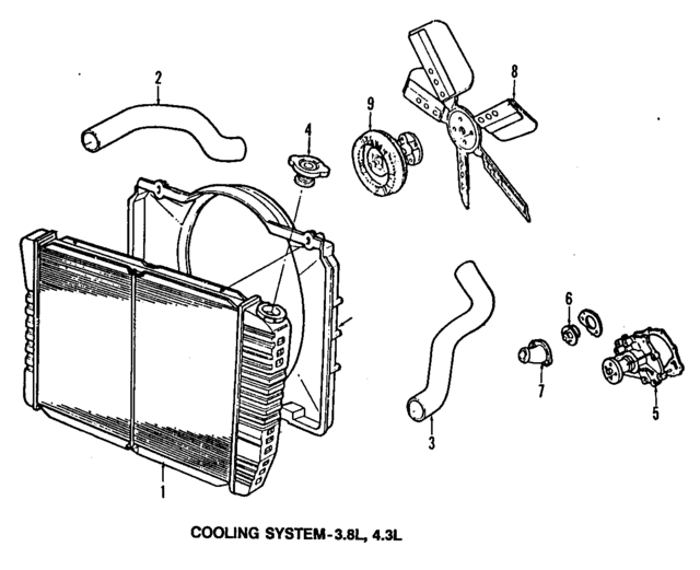 10001679 - Cooling System: Fan Blade for GM Image