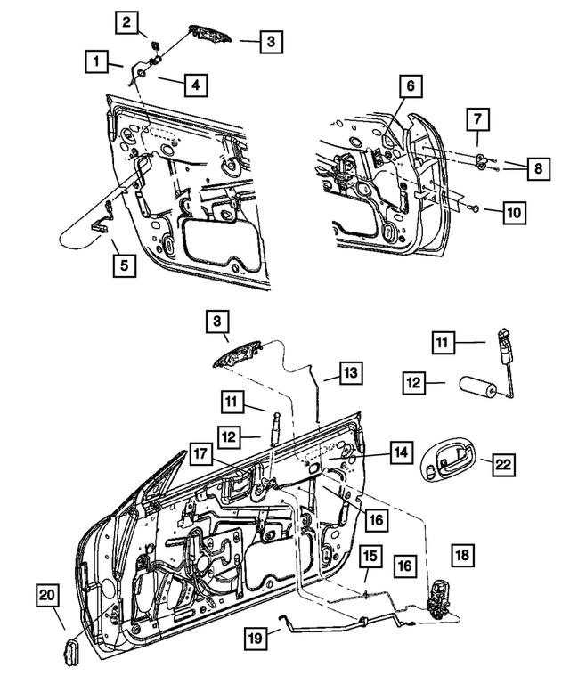4658448AD - Doors and Related Parts: Latch Clip for Mopar Image image