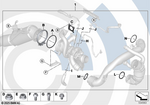 11652471552 - Value Parts&amp;Packages Service and Repair: Installation Kit Exhaust Turbocharger for BMW Image