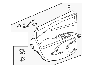 GA1Z7827407AA - : Door Trim Panel for Lincoln: MKX Image