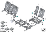 52209890558 - Seats: Backrest Frame El. Fa for Mini: Countryman SE ALL4 Image image
