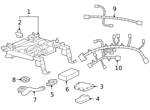 Tracks & Components for 2004 Cadillac XLR #0